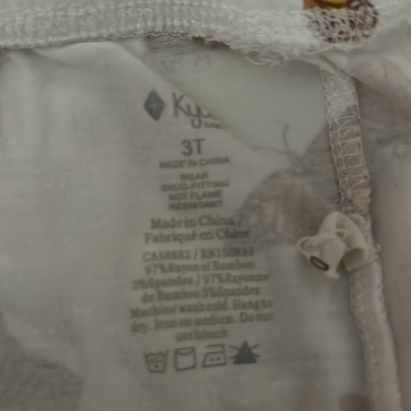 Kyte BABY long sleeve pajamas monarch 3T - Picture 4 of 4